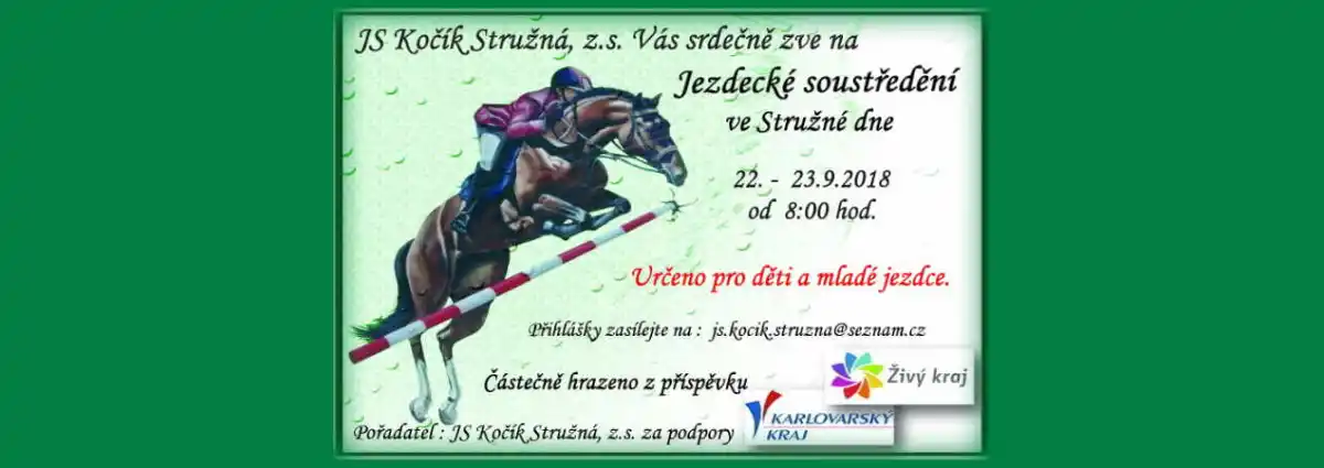 Jezdecké soustředění - Září 2018